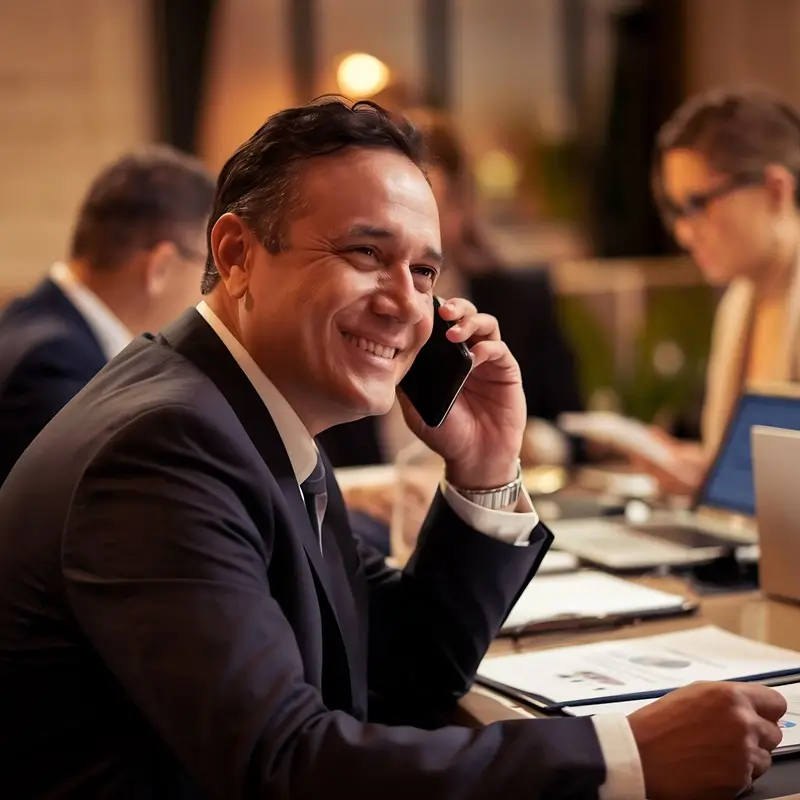 Advogado criminalista atendendo cliente por telefone em Brasília