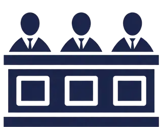 Jurados no tribunal do juri